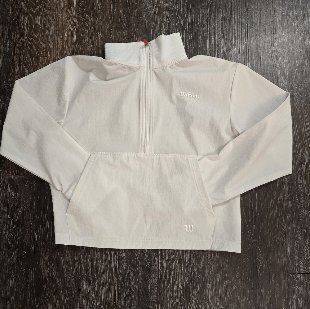 Wilson Kids' Woven 1/2 Zip Jaccket size M